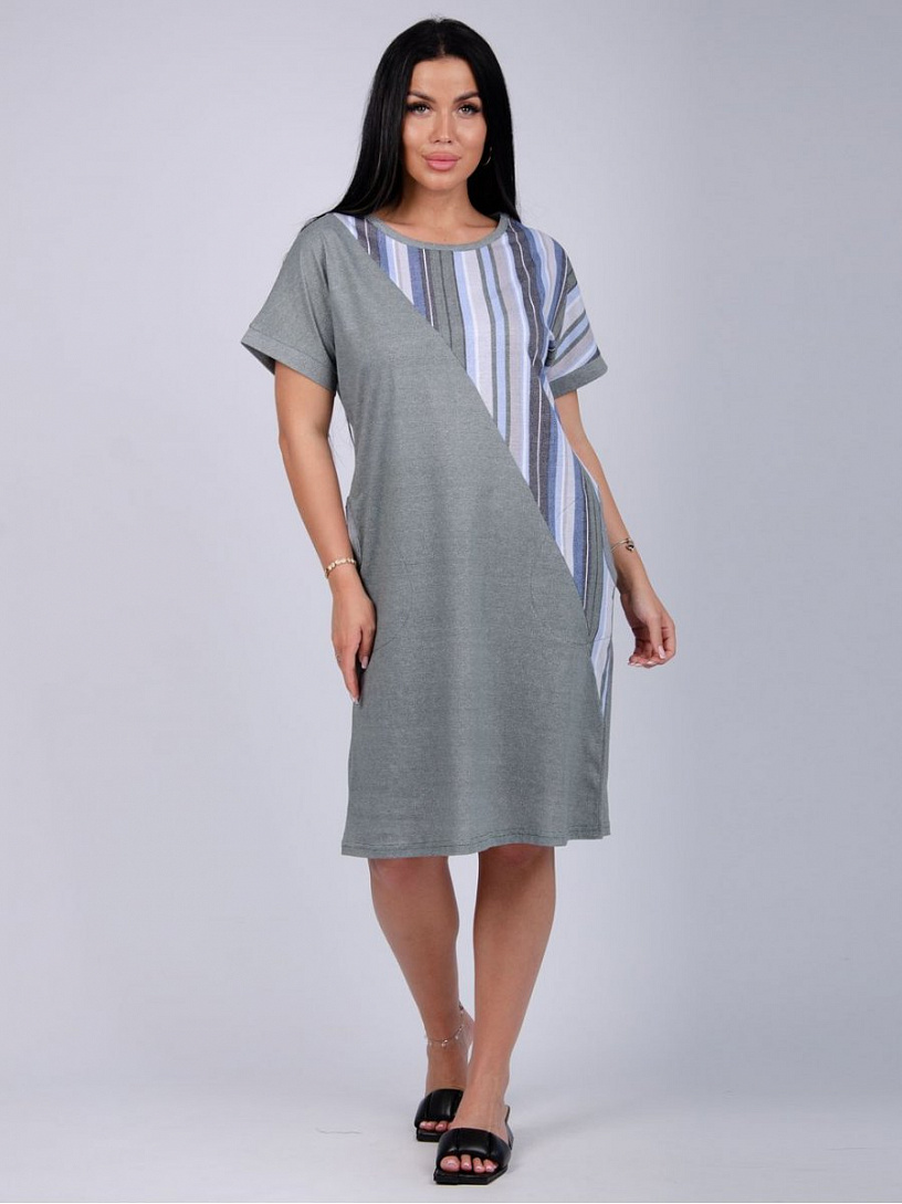 Платье ПЛ-107-полоса